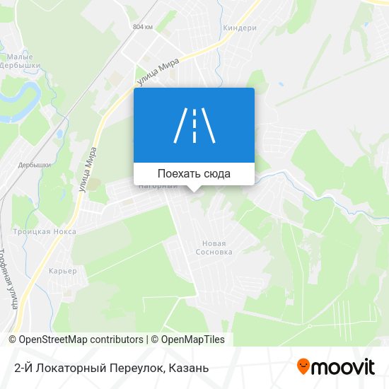 Карта 2-Й Локаторный Переулок
