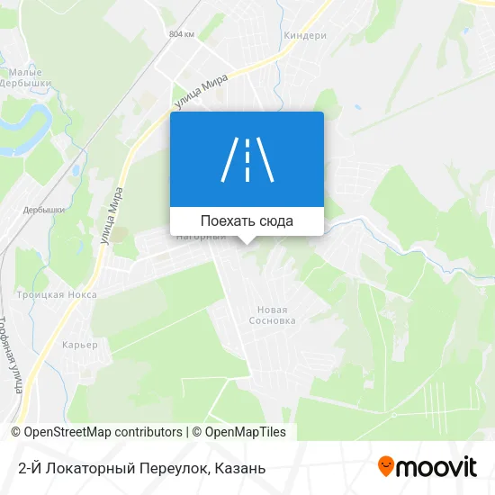 Карта 2-Й Локаторный Переулок