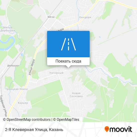 Карта 2-Я Клеверная Улица