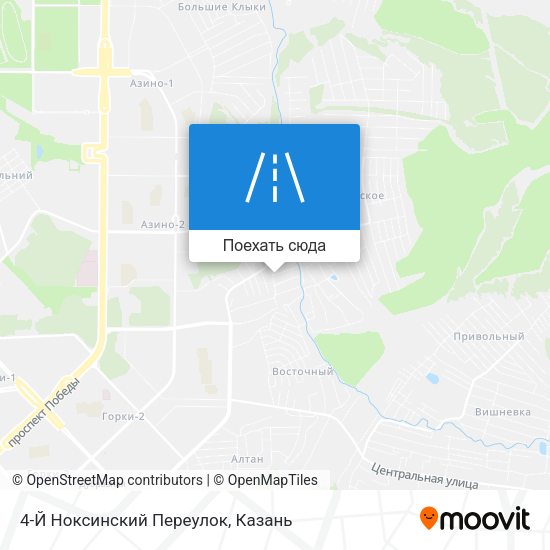 Карта 4-Й Ноксинский Переулок