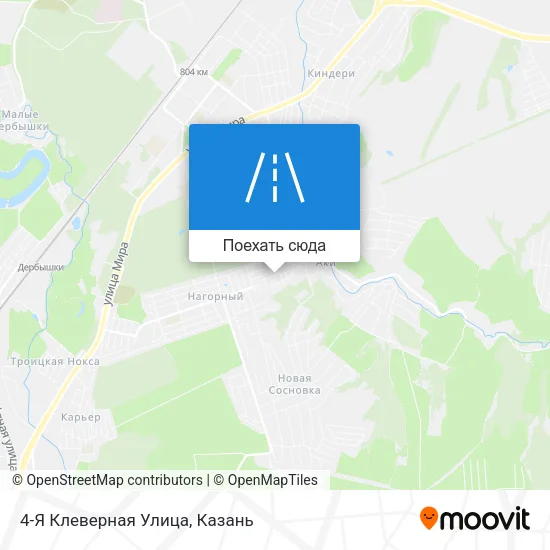 Карта 4-Я Клеверная Улица