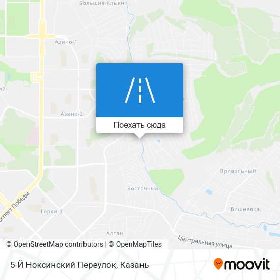 Карта 5-Й Ноксинский Переулок