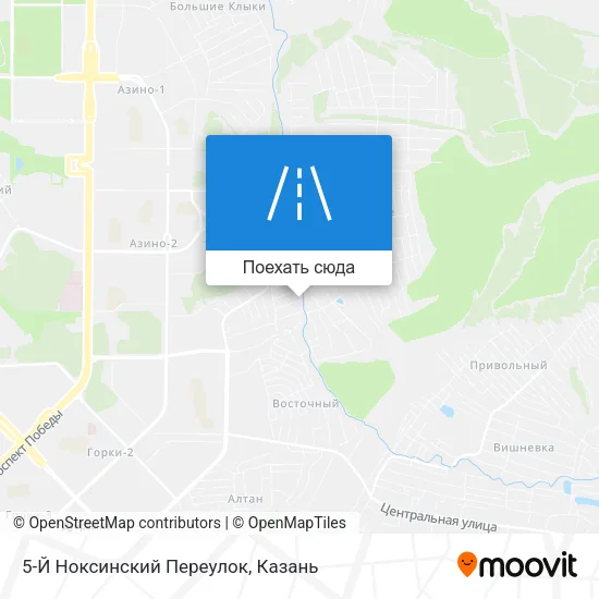Карта 5-Й Ноксинский Переулок
