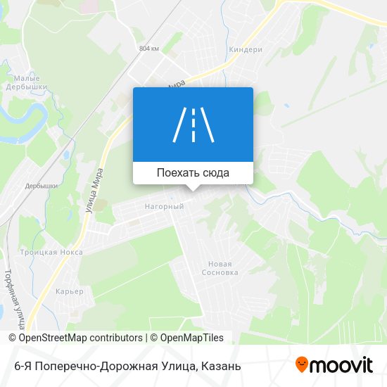 Карта 6-Я Поперечно-Дорожная Улица