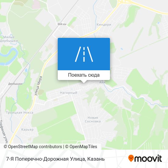 Карта 7-Я Поперечно-Дорожная Улица