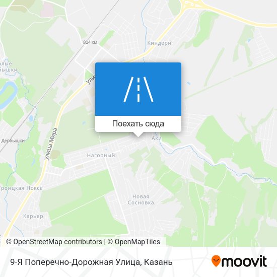 Карта 9-Я Поперечно-Дорожная Улица