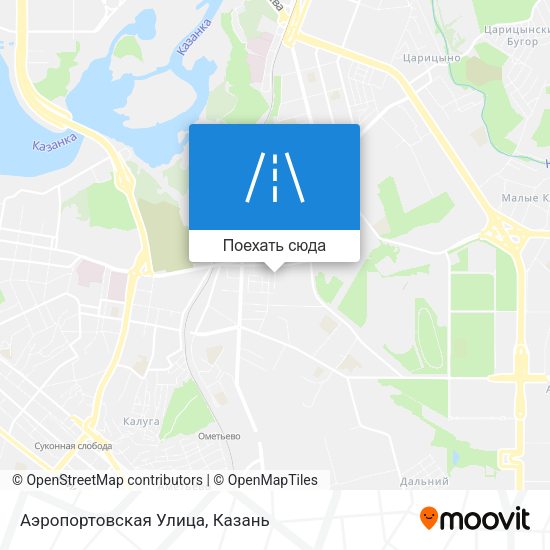 Карта Аэропортовская Улица