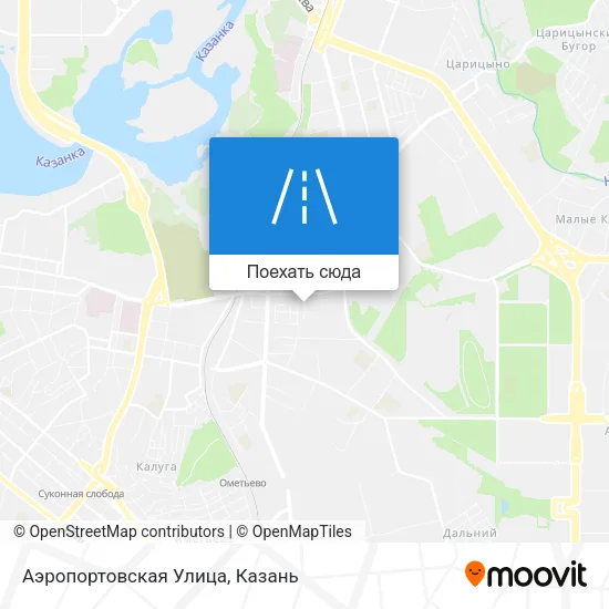 Карта Аэропортовская Улица