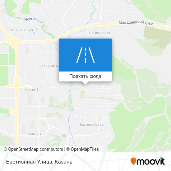 Карта Бастионная Улица