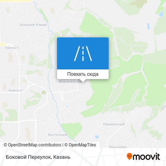 Карта Боковой Переулок