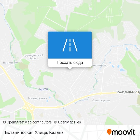 Карта Ботаническая Улица