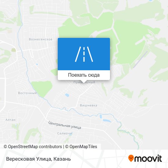 Карта Вересковая Улица