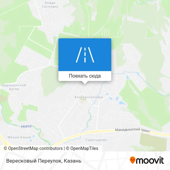 Карта Вересковый Переулок