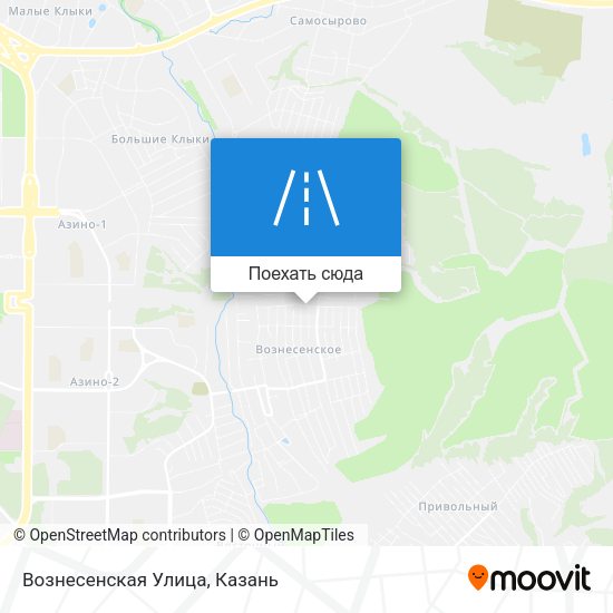 Карта Вознесенская Улица