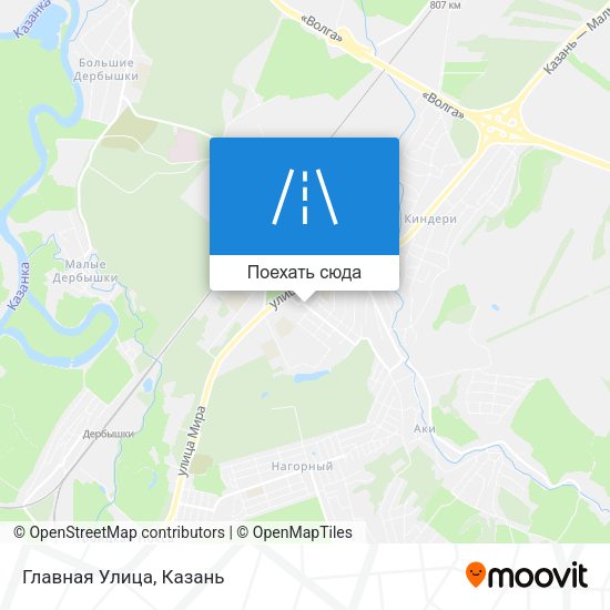 Карта Главная Улица