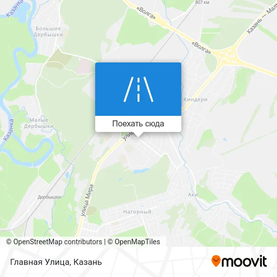 Карта Главная Улица