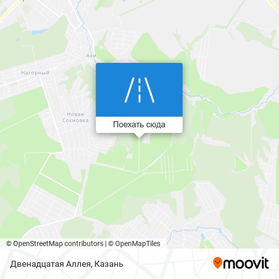 Карта Двенадцатая Аллея