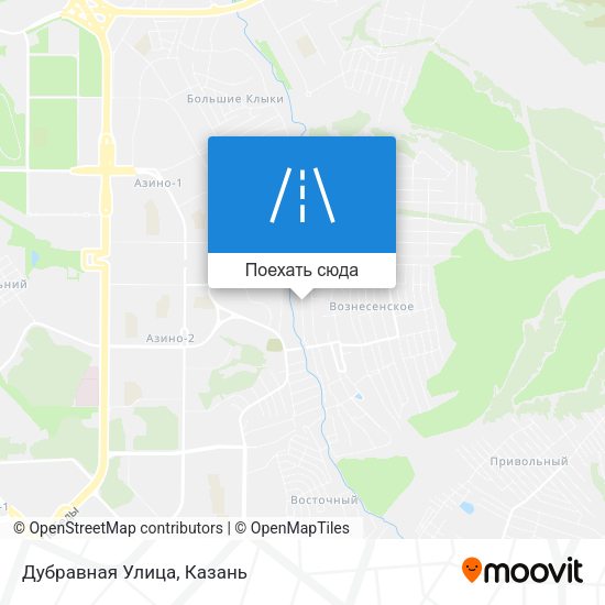 Карта Дубравная Улица