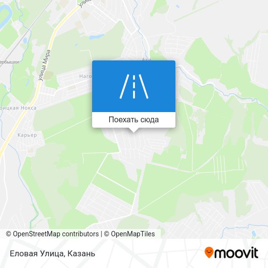 Карта Еловая Улица