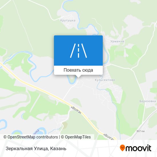 Карта Зеркальная Улица
