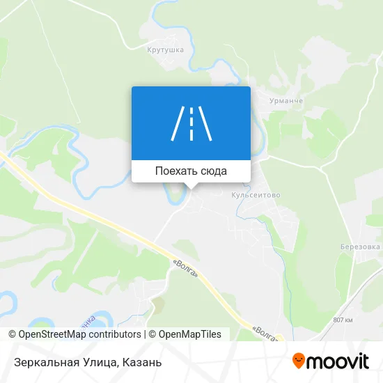 Карта Зеркальная Улица