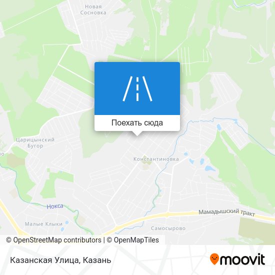 Карта Казанская Улица
