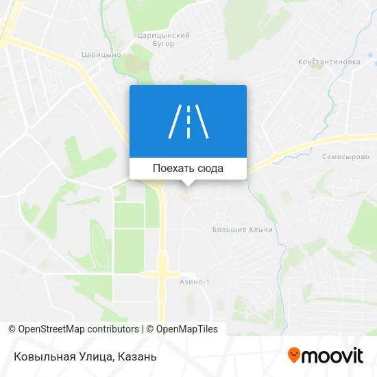 Карта Ковыльная Улица