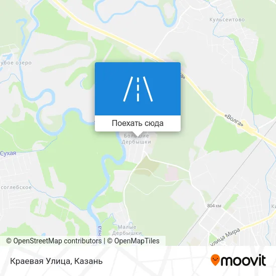 Карта Краевая Улица