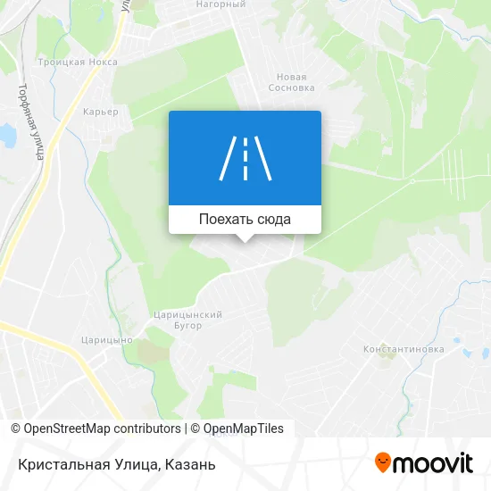 Карта Кристальная Улица