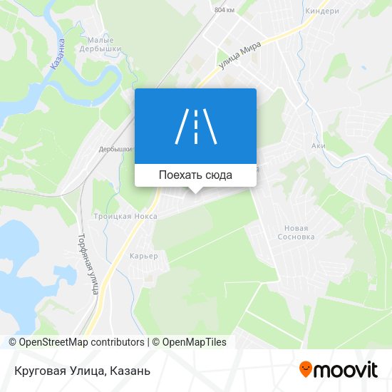 Карта Круговая Улица