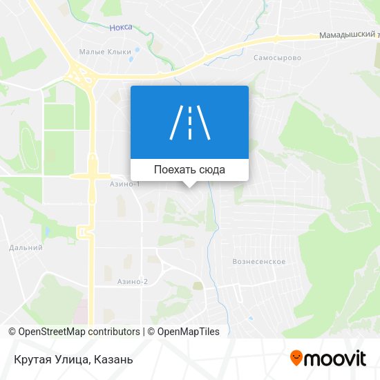 Карта Крутая Улица