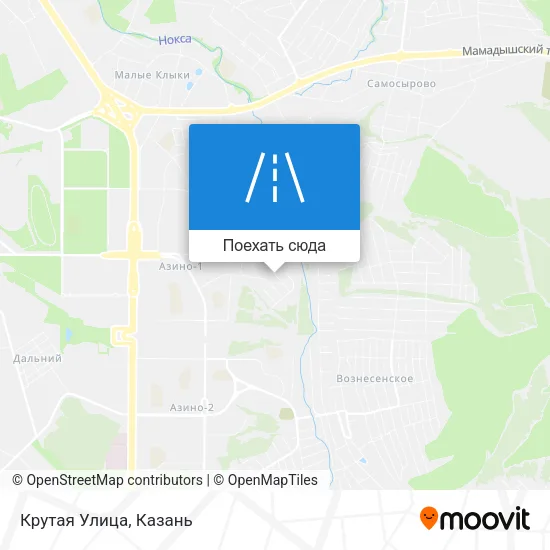 Карта Крутая Улица