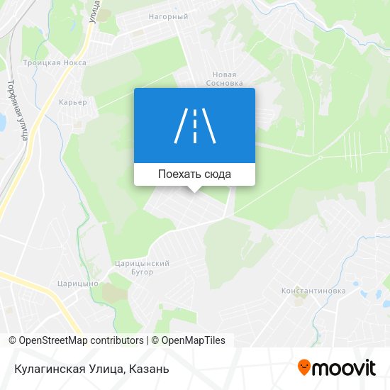 Карта Кулагинская Улица