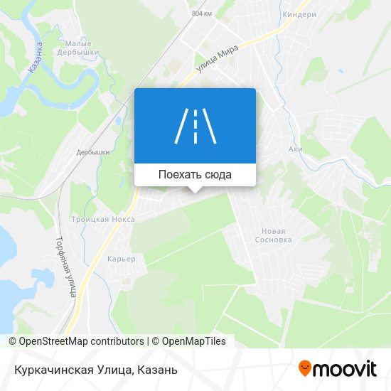 Карта Куркачинская Улица