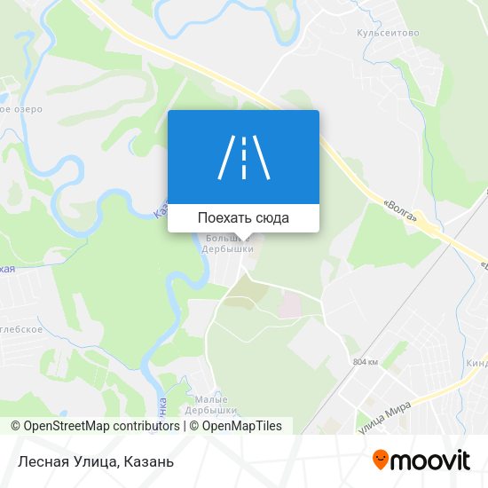 Карта Лесная Улица