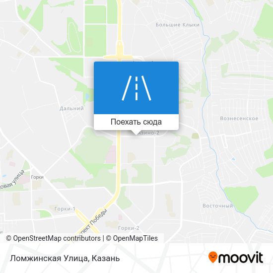 Карта Ломжинская Улица
