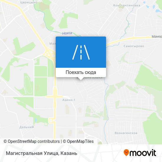 Карта Магистральная Улица
