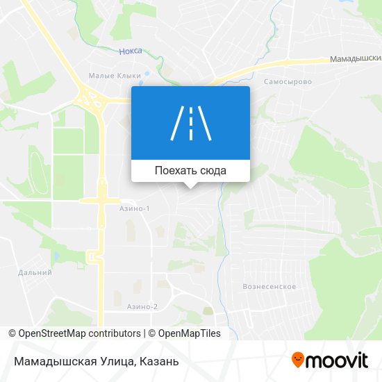 Карта Мамадышская Улица