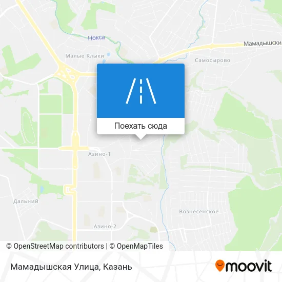 Карта Мамадышская Улица