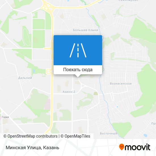Карта Минская Улица