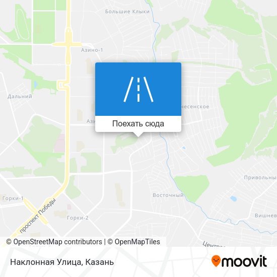 Карта Наклонная Улица
