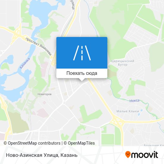 Карта Ново-Азинская Улица