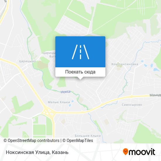 Карта Ноксинская Улица