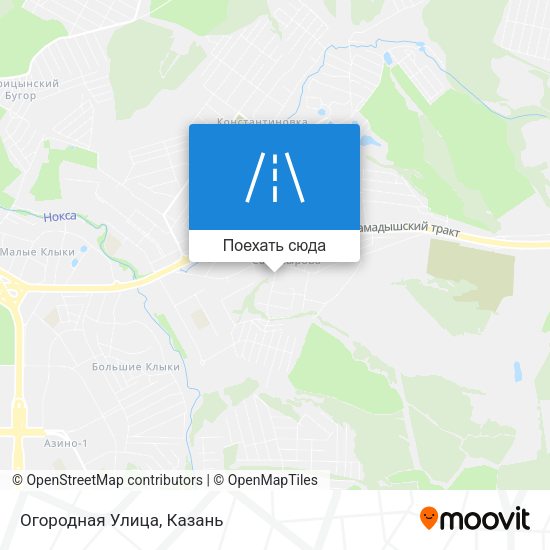 Карта Огородная Улица