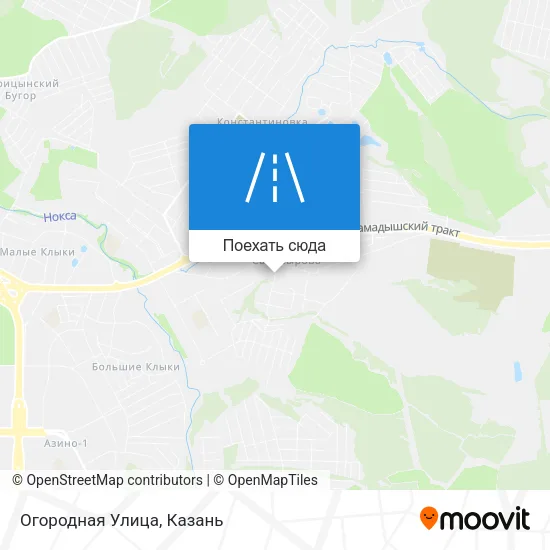 Карта Огородная Улица