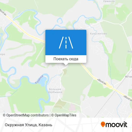 Карта Окружная Улица