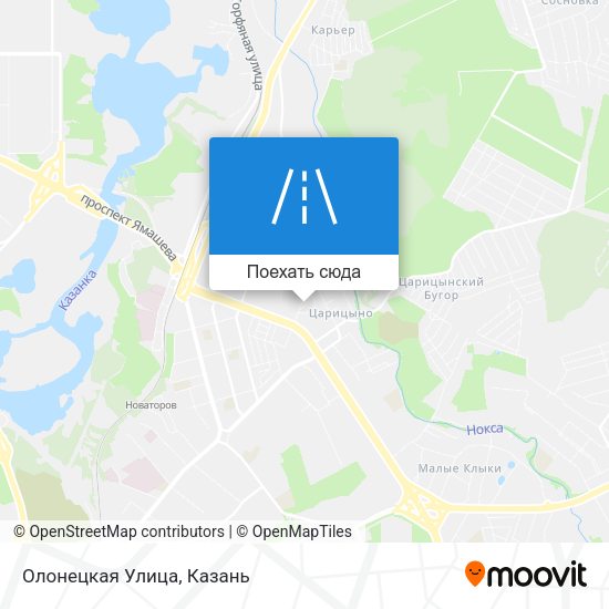 Карта Олонецкая Улица