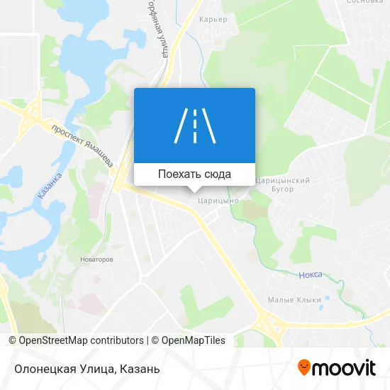 Карта Олонецкая Улица