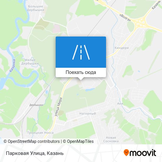 Карта Парковая Улица