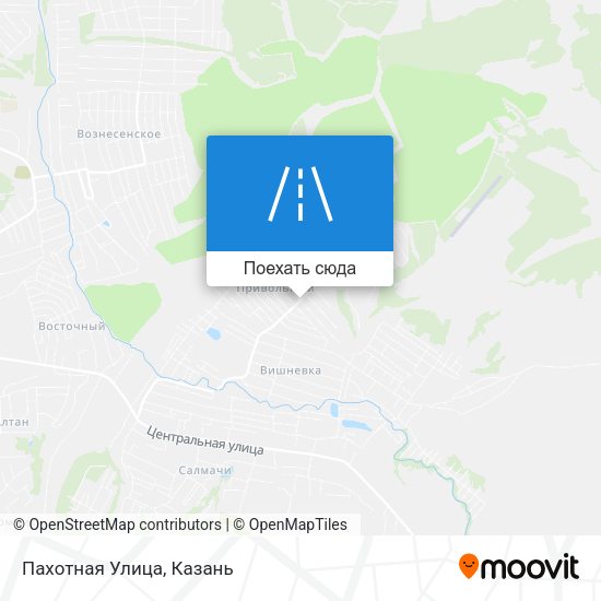 Карта Пахотная Улица
